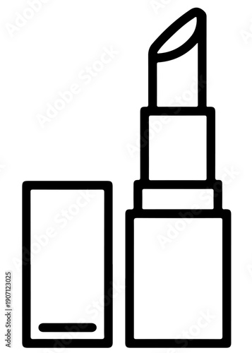 Elegant lipstick and matching compact set for makeup application