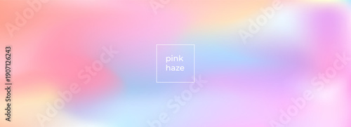 Texture pink vanilla with gradation pearl background and laser white nacre. Gradient hologram warm with bg nude pastel and wave holographic rainbow. Aurora backdrop texture with color blur.