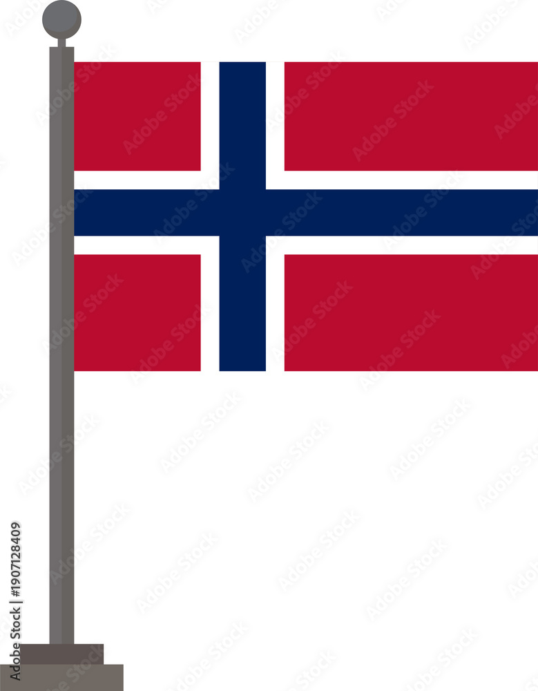 Obraz premium norway flag 