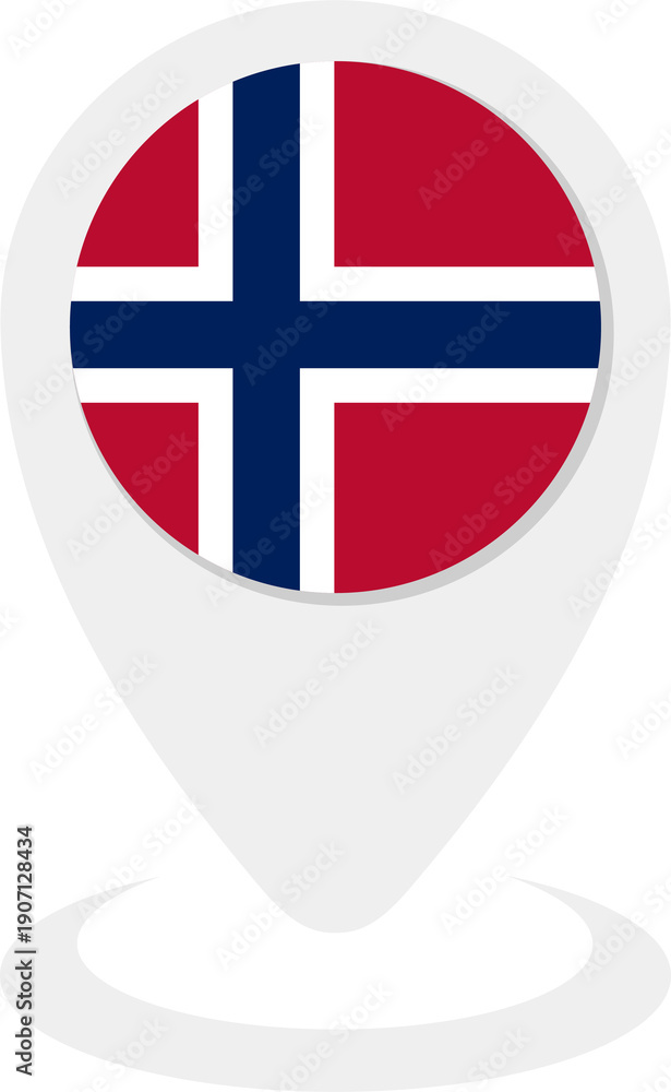 Obraz premium norway flag 