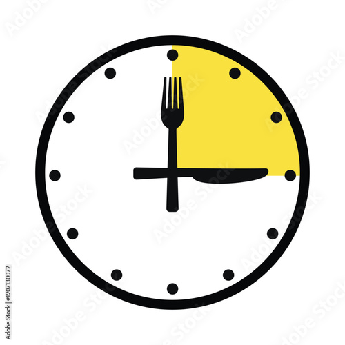 Culinary Time and Kitchen Schedule Icons – Professional Minimalist Vector Set for Recipe Apps and Cooking Timers