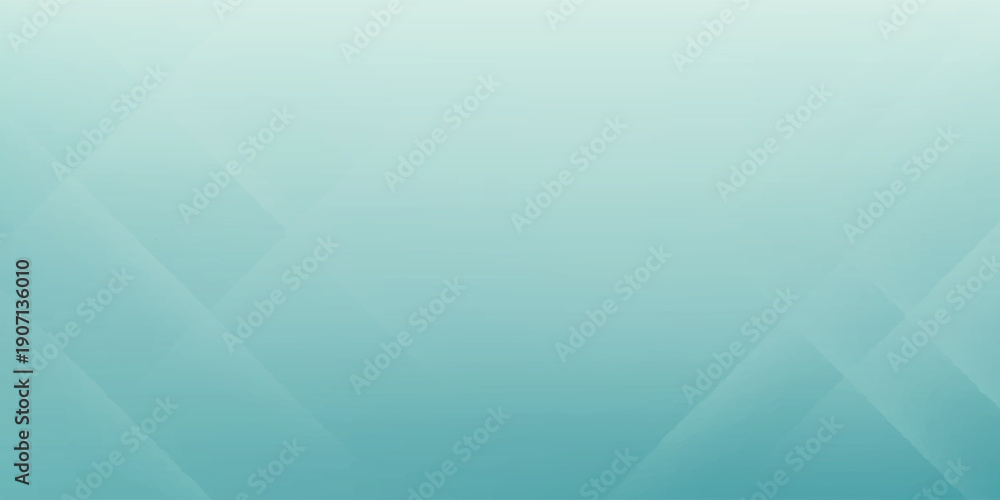Obraz premium Soft Teal Gradient Abstract Background With Subtle Geometric Quilt Pattern