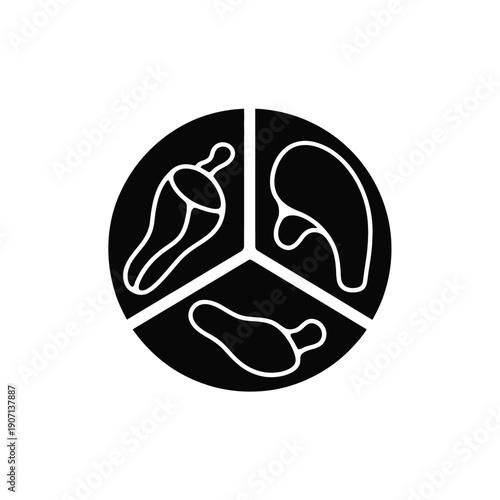 Silhouette of a man performing a dynamic lunging exercise