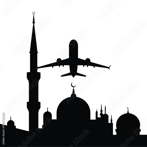 Simple line drawing of a camera with a strap beside it