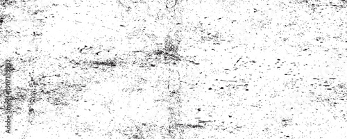 Black grunge abstract background. Old distressed photo background with scratches dust film grain and grunge overlay. Vector illustration.