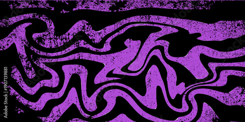 Abstract background with a cute purple and black beige wavy stripe pattern. Seamless wavy line pattern