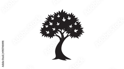 Abstract background with concentric circles radiating outwards in a blue gradient, modern design.