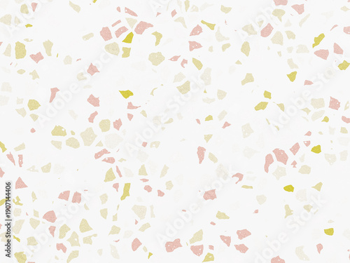 Minimalist pink terrazzo flooring texture background