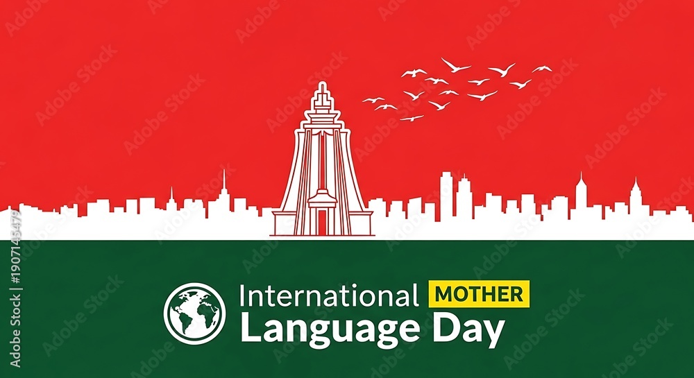Fototapeta premium International mother language day celebration