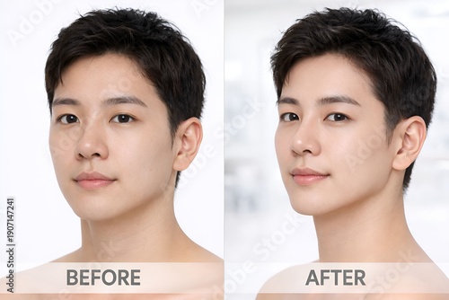 Facial plastic surgery and aesthetic medical treatment. For aesthetic clinics, dermatology services, anti aging treatments, cosmetic surgery promotions, and medical beauty care