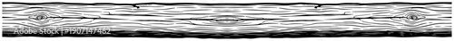 Detailed horizontal wood grain texture with natural timber patterns in hand drawn engraving style