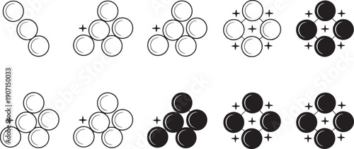 Molecular structure chemistry science atoms