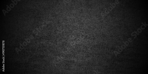 Dark black old wall paper grunge background. black blackboard and chalkboard texture. Dark black concrete wall texture element vintage grunge charcoal paint rough, distress backdrop background.