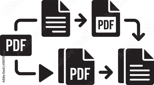 PDF file conversion process document