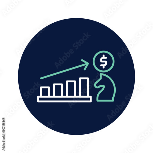 Growth Strategy vector, pixel perfect, illustrator file 
