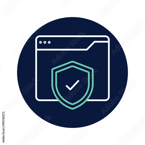 Secure Website vector, pixel perfect, illustrator file 
