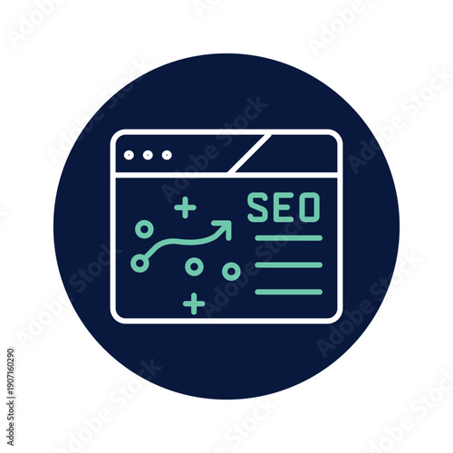 Seo Strategy vector, pixel perfect, illustrator file 
