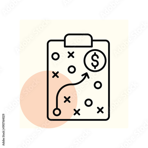 Budgeting Strategy vector, pixel perfect, illustrator file 
