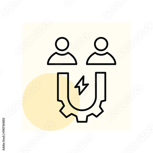 Customer Acquisition vector, pixel perfect, illustrator file 
