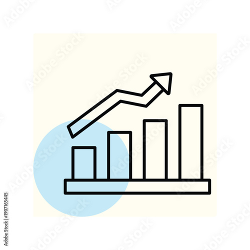 Growth Statistics vector, pixel perfect, illustrator file 
