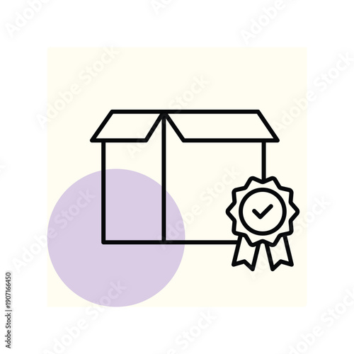 Product Quality vector, pixel perfect, illustrator file 
