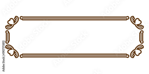 ハートのエレガントなフレーム