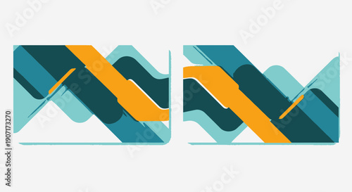 Geometric Shapes in Abstract Design Elements.