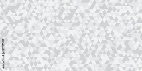 abstract geometric white and gray low polygon triangle vector paper wallpaper origami background. gradient grid creative digital business triangular low textile design.