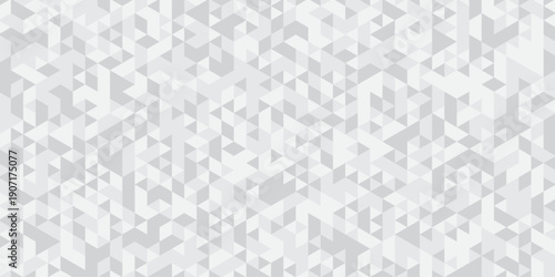 abstract geometric white and gray low polygon triangle vector paper wallpaper origami background. gradient grid creative digital business triangular low textile design.