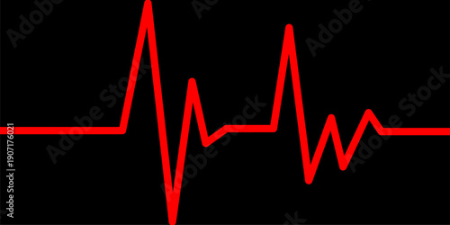 Abstract patriotic background with red and blue stripes and a row of white stars on a white canvas, modern graphic