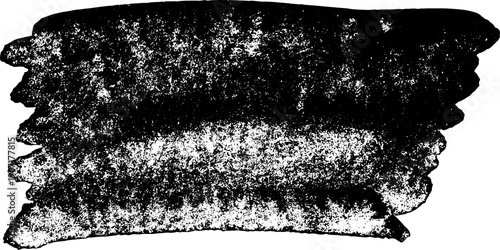 Large vector brush marks texture with a transparent background