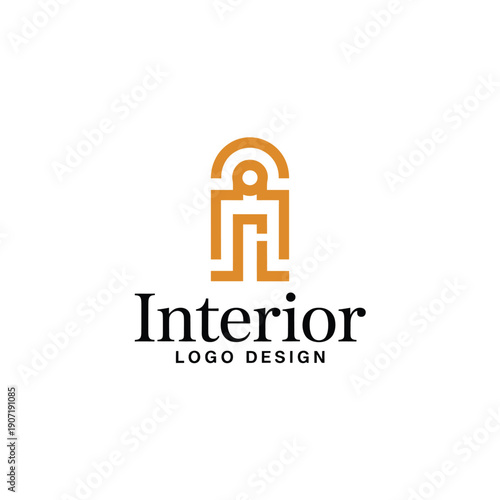 Abstract logo featuring a human figure integrated with a lock design