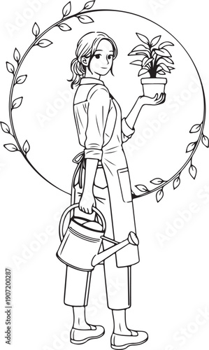 Anime Boy Holding Girl Feet on His Lap on Sofa