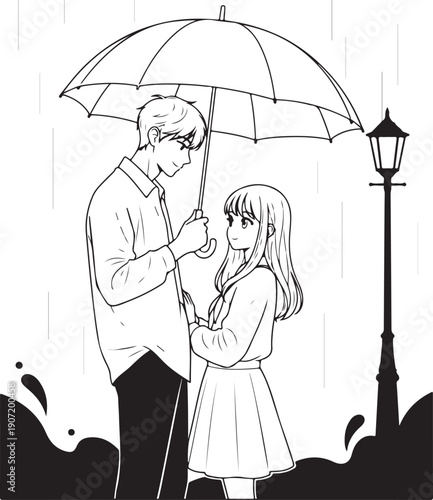 Young Anime Jeweler with Gemstone and Tweezers