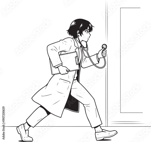 Couple in Attic Library Sharing Candlelight Kiss