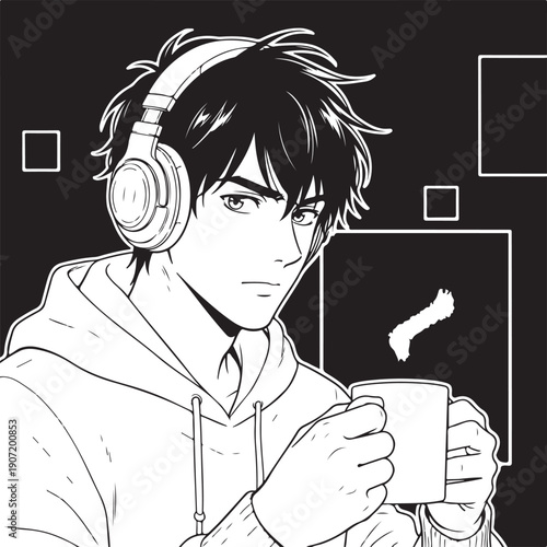 Boy Brushing Girl Long Hair in Sunlit Room Art