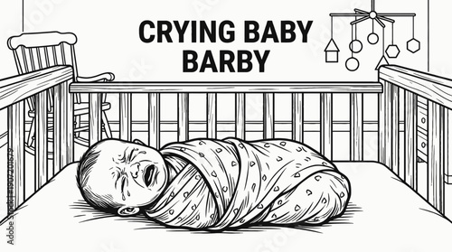 crying baby infant newborn child childhood family adorable cute portrait lifestyle happiness innocence parenting care nursery home love tender emotion expression comfort