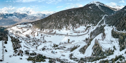 La Plagne Olympic Bobsleigh Track