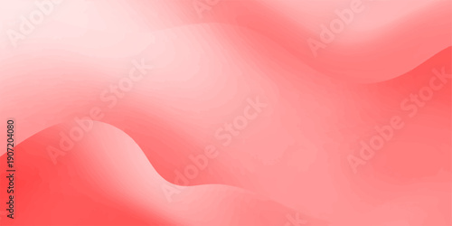 Soft pink and red backgrounds with hearts featuring flowing silk textures and wavy satin curves create a smooth textile pattern for a romantic love wallpaper design illustration