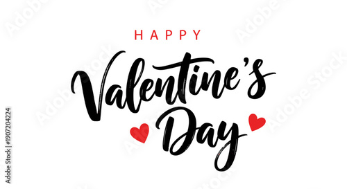 Happy Valentine's Day celebration with hearts and love