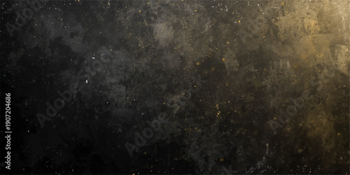 A dark vintage grunge background with a rough aged texture on an old dirty wall surface featuring a dark brown and black antique paper pattern