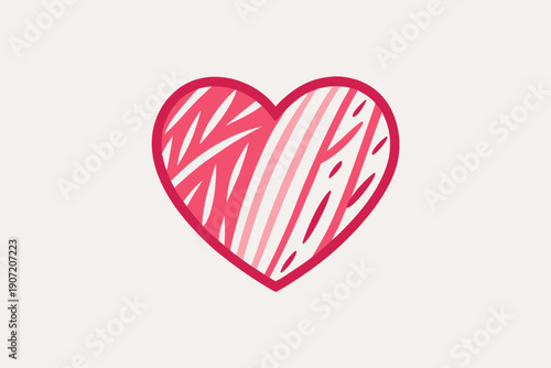 Love and valentine heard icon