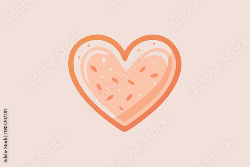 Love and valentine heard icon