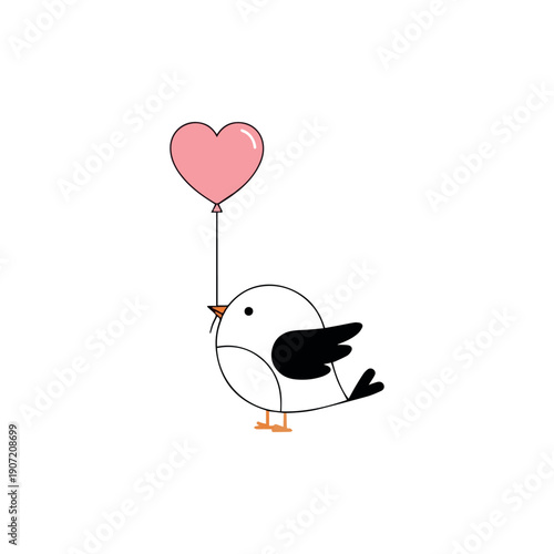 Valentine day Love Birds bundle vector silhouette illustration