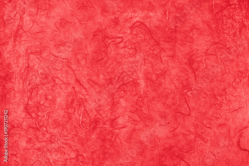 Bright Red Translucent Paper Background