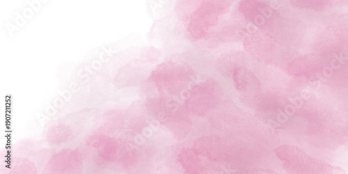 Soft Pink Watercolor Splash Background with Abstract Dappled Texture and Smoke Effect
