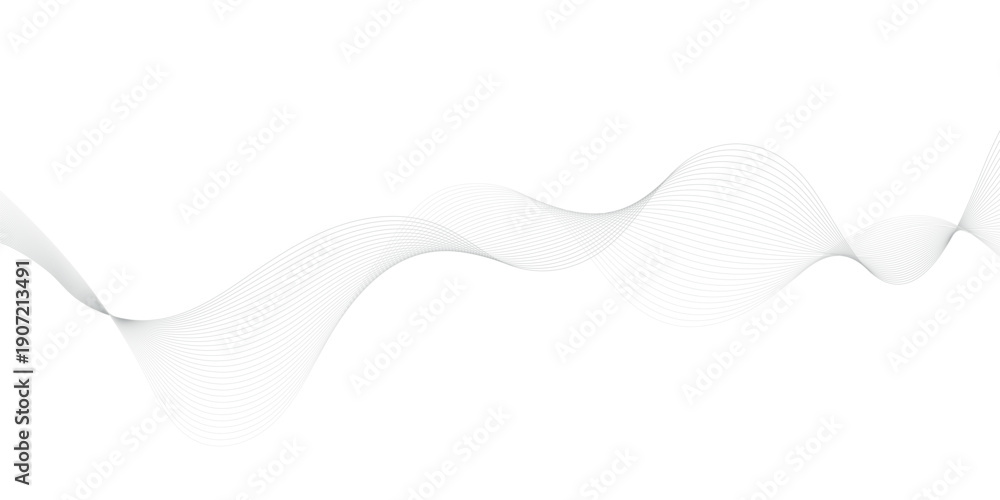 Fototapeta premium Modern Dynamic Line Art Background with Smooth Curves for Minimalist Web Headers Design