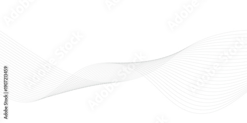 Artistic Abstract White Background with Diagonal Flowing Lines for Creative Projects
