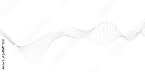Modern Dynamic Line Art Background with Smooth Curves for Minimalist Web Headers Design