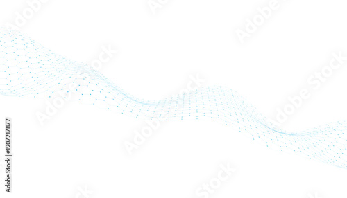 Abstract background with colorful gradient wave lines on a white backdrop.